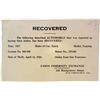 Image 1 : 1924  WANTED POSTER POSTCARD