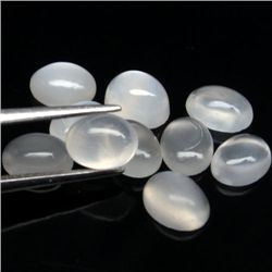 LOT OF 13.08 CTS WHITE INDIAN MOONSTONES