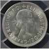 Image 2 : Australia Shilling 1962 PCGS MS 66