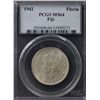 Image 1 : Fiji Florin 1942s PCGS MS 64