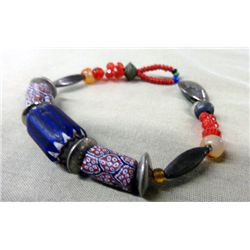1950s African Trade Bead Bracelet