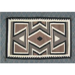 1950s Navajo Two Gray Hills Rug