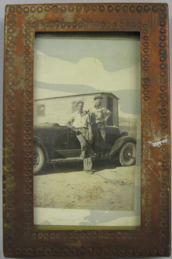1930s Antique Copper Picture Frames