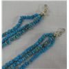 Image 3 : Pr Navajo Double Strand Natural Turquoise Chokers