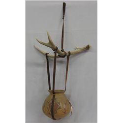 1960s Mata Ortiz Polychrome Hanging Pottery Jar