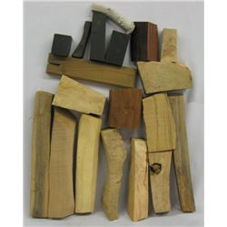 Collection of Exotic Wood for Carving Knife & Tool Handles