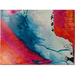 Original Painting ''End of Time'' by Kills Thunder