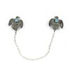 Image 1 : Vintage Navajo Sterling Turquoise Sweater Clips