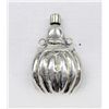 Image 1 : Silver  Colored Perfume Bottle with Stopper Dauber