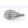 Image 2 : Silver  Colored Perfume Bottle with Stopper Dauber