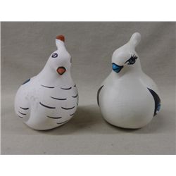 Ute Pottery Quail One Signed by Grayfeather