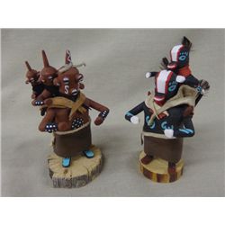 Pr Navajo Piggyback Kachinas by Benally