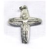 Image 1 : Large Heavy Pewter Detailed Cristo Cross Pendant