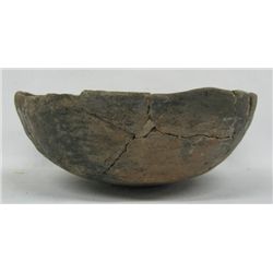 Prehistoric Mimbres Hand Coiled Utilitarian Bowl