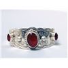 Image 1 : Navajo Sterling Carnelian Bracelet