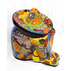 Mexican Talavera Style Pottery Siesta Man