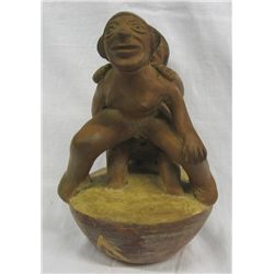 PreColumbian Moche Erotica Stirrup Pottery  Replica