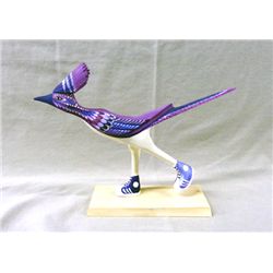 Navajo Roadrunner in Sneakers Folk Art - Yellowman
