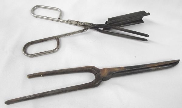 antique curling iron