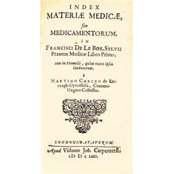 Le Boë [Sylvius], Francisc[us] de: Praxeos Medicae Idea Nova. Liber primus [-quartus]. 1-4. kötet (t