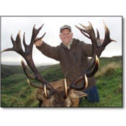 South Pacific Red Stag Hunt at Mungunui Hunting Lodge in New Zealand