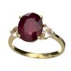 Image 1 : APP: 4.3k 14 kt. Gold, 3.65CT Ruby And Topaz Ring