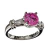 Image 1 : APP: 1k Designer Sebastian 2.25CT Swiss Cubic Zirconia And Platinum Over Sterling Silver Ring