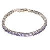 Image 1 : Sterling Silver Super Fancy Cubic Zirconium Bracelet