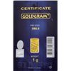 Image 2 : IGR 1g Fine Gold 999.9 Bar