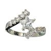 Image 1 : APP: 0.7k Designer Sebastian 2.25CT Swiss Cubic Zirconia And Platinum Over Sterling Silver Ring