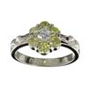 Image 1 : APP: 0.6k Designer Sebastian 1.34CT Round Cut Swiss Cubic Zirconia And Platinum Over Sterling Silver