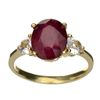 Image 1 : APP: 4.3k 14 kt. Gold, 3.36CT Ruby And Topaz Ring