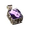 Image 1 : APP: 1.1k Designer Sebastian 4.25CT Emerald Cut Amethyst Quartz And Platinum Over Sterling Silver Pe