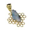 Image 1 : APP: 2.2k 14 kt. Gold, Natural Free Form Boulder Opal Pendant