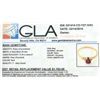 Image 2 : APP: 1.8k 14 kt. Gold, 0.70CT Pear Cut Ruby Ring
