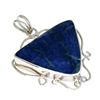 Image 1 : APP: 1.2k 72.58CT Triangle Cut Extremely Rare Iolite And Sterling Silver Pendant