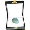 Image 2 : APP: 1.4k 67.91CT Oval Cut Cabochon Natural Aquamarine Gemstone