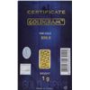 Image 2 : IGR 1g Fine Gold 999.9 Bar