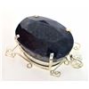 Image 1 : APP: 16.2k Designer Sebastian 381.34CT Oval Cut Ruby and Sterling Silver Pendant