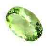 Image 1 : APP: 1k 26.87CT Oval Cut Green Quartz Gemstone