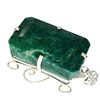 Image 1 : APP: 6.9k Designer Sebastian 417.50CT Emerald Cut Green Beryl Emerald and Sterling Silver Pendant