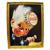 Image 1 : Museum Framed Coca-Cola Advertising  16x19.75