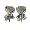 Image 1 : APP: 0.2k 0.05CT Diamond and Sterling Silver Earrings