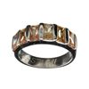 Image 1 : APP: 0.7k Designer Sebastian 2.00CT Rectangle Cut Swiss Cubic Zirconia And Platinum Over Sterling Si