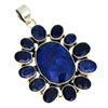 APP: 2.1k 64.00CT Oval Cut Blue Sapphire And Sterling Silver Pendant