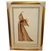 Image 1 : Alberto Vargas - Museum Framed & Matted Lithograph - '' Sheer Elegance ''