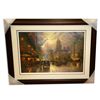 Image 1 : Thomas Kinkade - Museum Framed & Matted Lithograph - Signed, Numbered ''New York Fifth Ave''