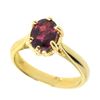 Image 1 : APP: 1.7k 14 kt. Gold, 1.37CT Oval Cut Pink Tourmaline Ring