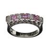 Image 1 : APP: 0.5k Designer Sebastian 1.00CT Swiss Cubic Zirconia And Platinum Over Sterling Silver Ring