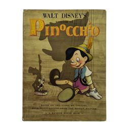 Walt Disney Signed Pinocchio Book